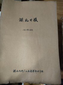 原版湖北日报合订本1970年2月