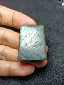 清代和田玉碧玉印章闲章文房玉器