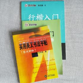行楷入门  打包  无写画  无污渍