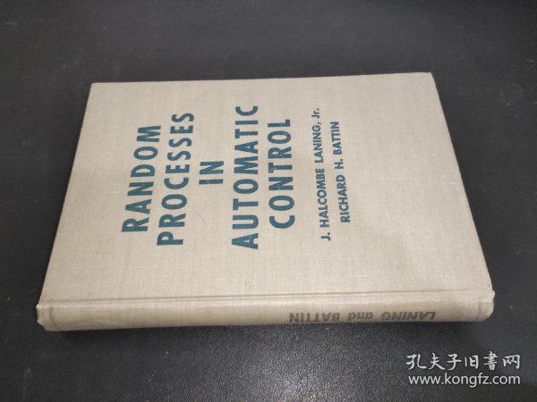 RANDOM PROCESSES IN  AUTOMATIC CONTROL 自动控制的随机过程  英文