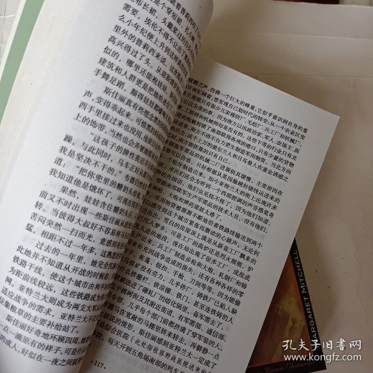 世界文学名著宝库，飘，上下册，开发票加6点税