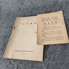 资料 新华日报活页文选 苏军概况