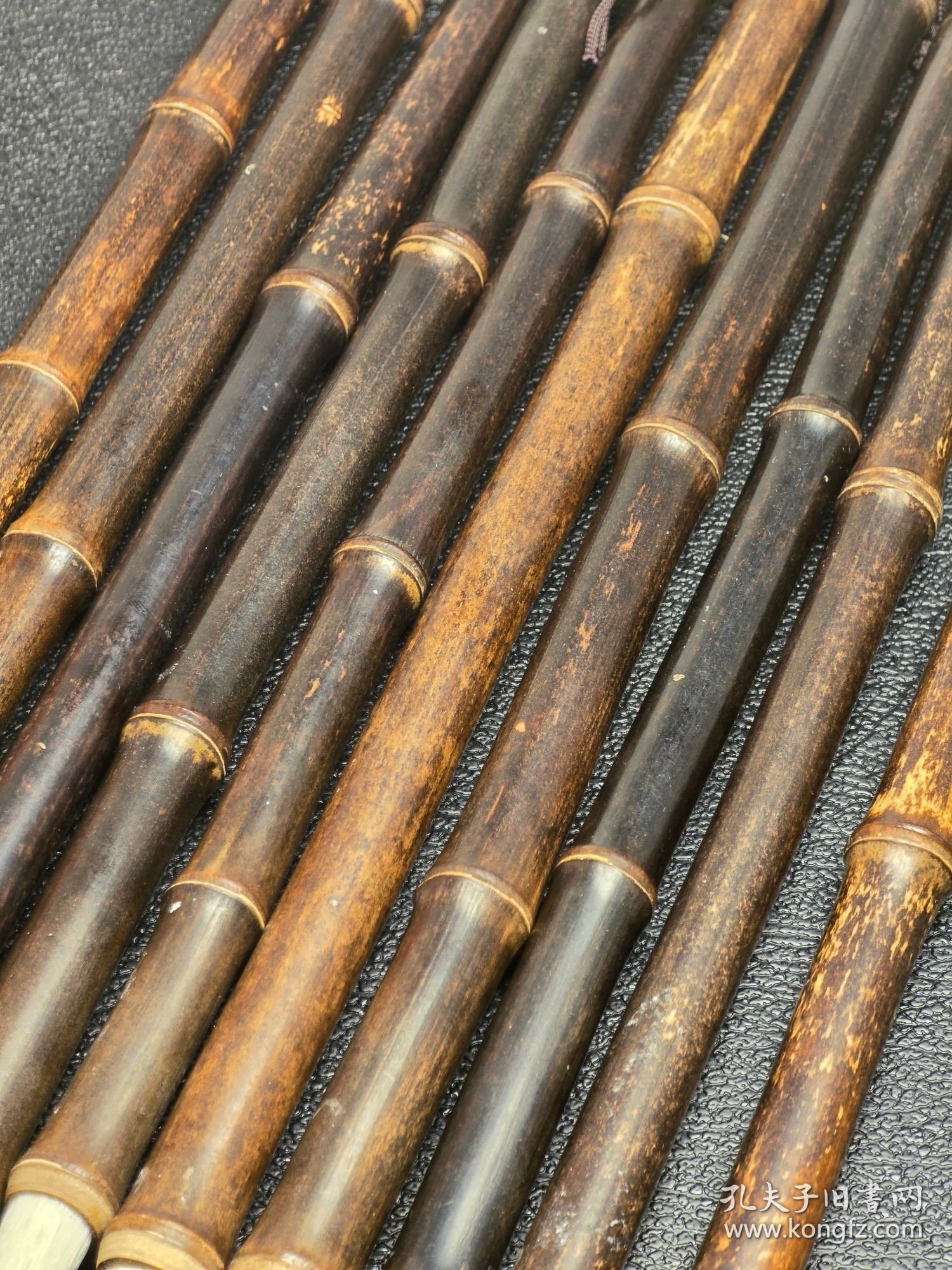 老黄竹羊毫小长锋写篆隶超级好用，口径1.0厘米，出锋6.0厘米，口径1.0