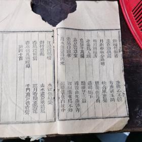 简学齋試帖輯註目錄