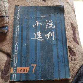 《小说选刊》1981年第七期