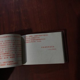 袖珍笔记本（赠给中国人民解放军）