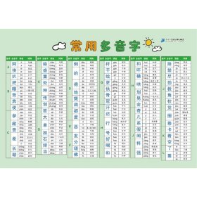 小学生速记表·常用多音字 小学生速记表编写组 编 9787556851454