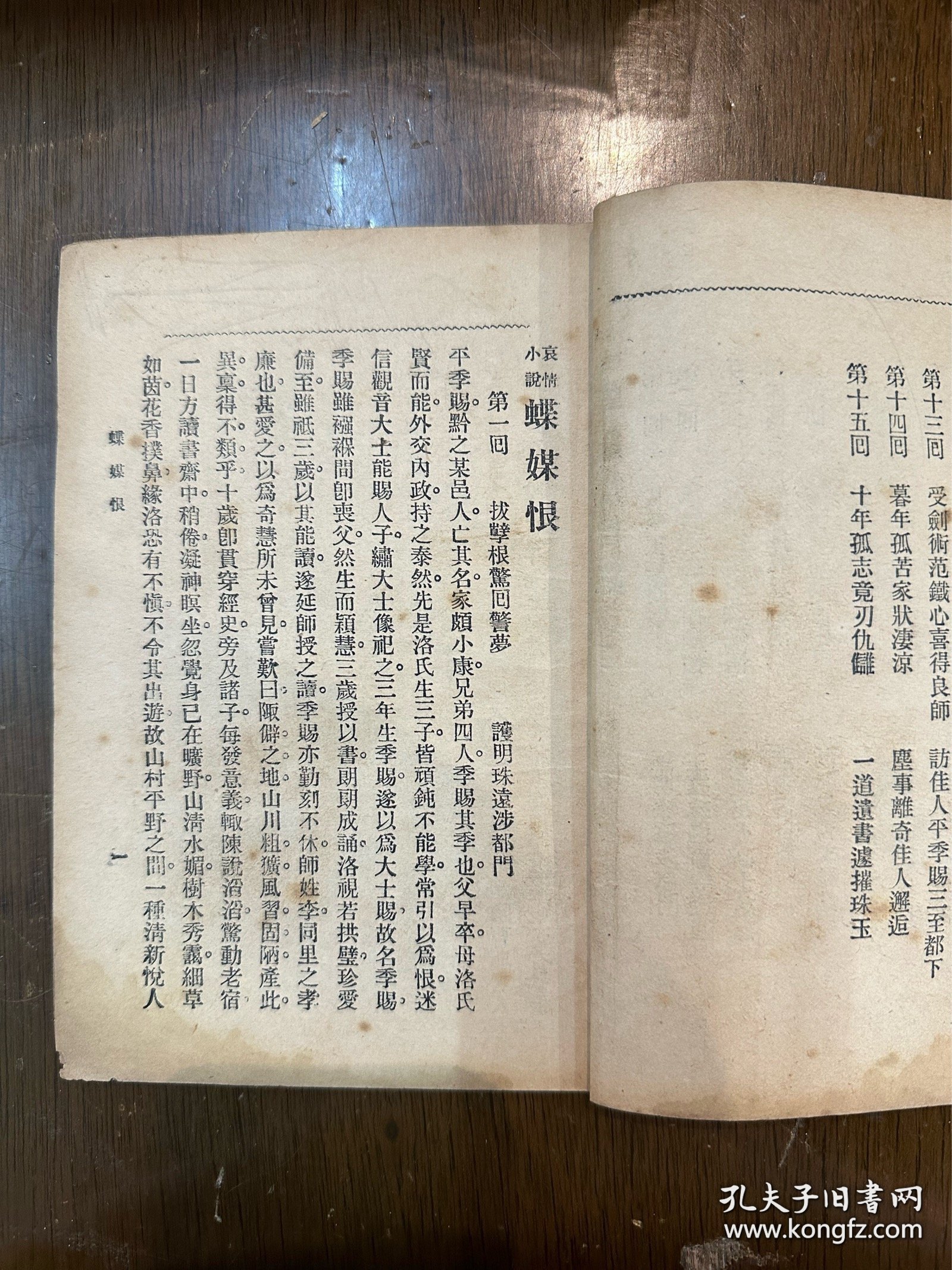 无我《蝶媒恨》（广益书局民国二十二年续版）