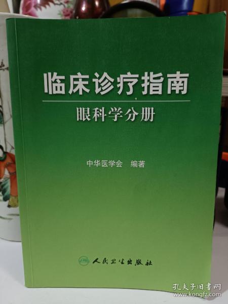 临床诊疗指南·眼科学分册