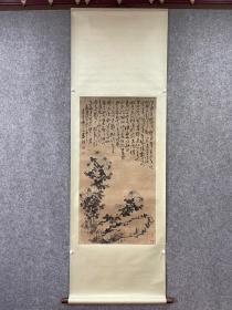 李鱓 菊石图 纸本立轴