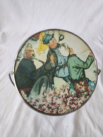 怀旧民俗老物件七八十年代老镜子四个，标价一个的家居客厅博古架摆设收藏佳品不多见
