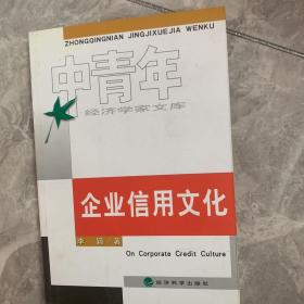 企业信用文化——中青年经济学家文库