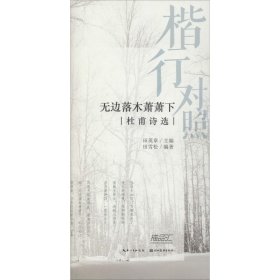 楷行对照 无边落木萧萧下 杜甫诗选 田雪松 正版图书