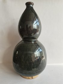 清代黑釉葫芦瓶