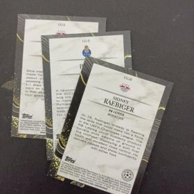 足球明星卡片 Topps Chrome欧冠 球星卡 CHAMPIONS LEAGUE CHASING GLORY CG 3张合售（品相如图 实拍图自荐）