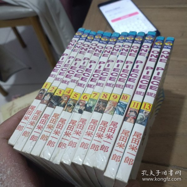 one piece海贼王漫画（1-13）其中缺12（一共12本合售）