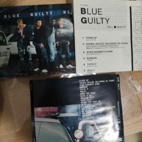 原版cd 没有光盘 只有封面封底内页 blue - guilty