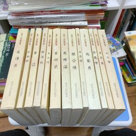 中共一大代表丛书 全13册（毛泽东、陈公博、刘仁静、何叔衡、董必武、陈潭秋、王尽美、邓恩铭、包惠僧、周佛海、张国焘、李达、李汉俊）1997年一版一印