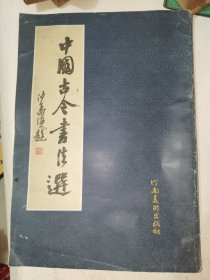 书法字帖《中国古今书法选》8开，西木橱红袋内