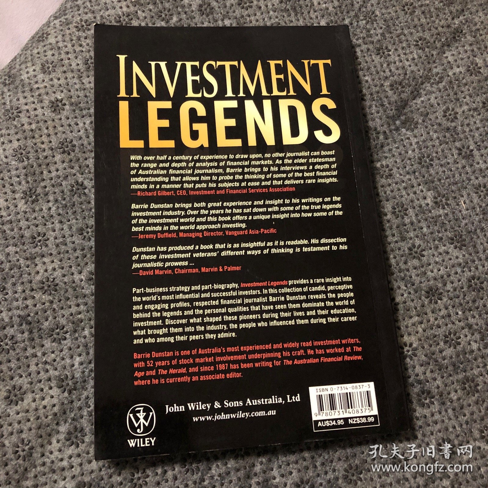 Investment Legends: The Wisdom that Leads to Wealth[投资传说]
