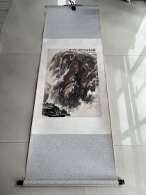 山东画家刘繁昌的书画作品一副，