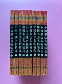 【中国书法名贴精选：楷 、行 、草 、隶 、篆 （全十册）】，2005年一版一印！内页未阅，近乎全新！中国书法传世名帖 历代书法名帖 名家书法真迹 甲骨文 金文 大篆 小篆 隶书 草书 楷书 行书 碑刻书法欣赏 临贴必备，全套重2.25kg