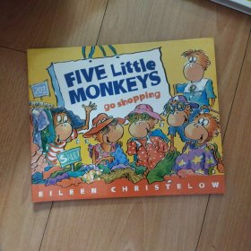 Five Little Monkeys Go Shopping 五只小猴子去逛街 英文原版