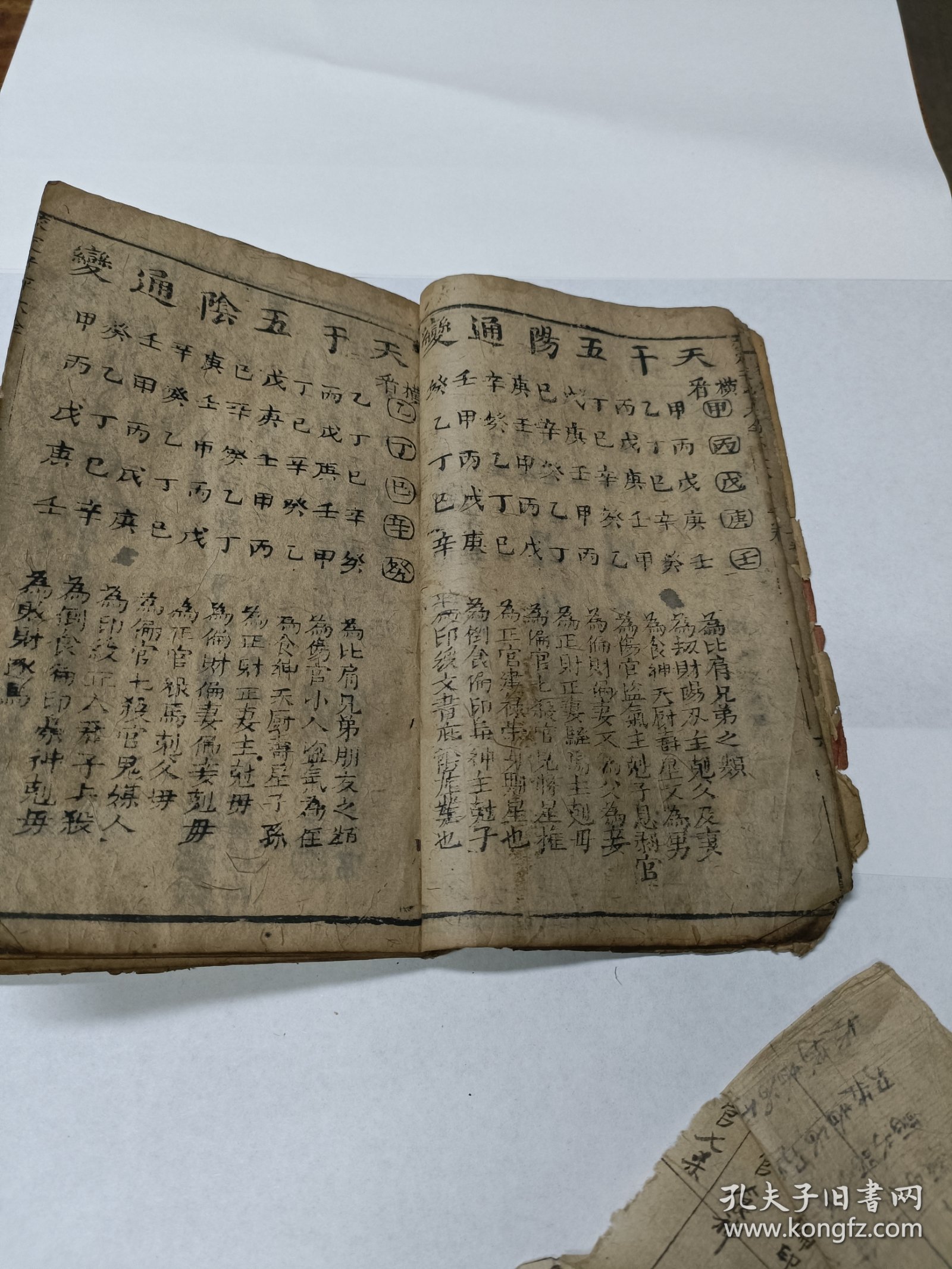 明刻本命理名作【鼎镌钦天监戈先生校定子平渊海大全】存1册卷1卷2卷3。此书由宋代徐升据李虚中、徐子平等先师论命成果而编著，是八字命理学的权威著作，也是八字算命术必习的经典名著。此书为胡文焕校定本，胡文焕乃明末刻书名家，版本罕见明刻无鱼尾本