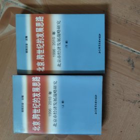 北京:跨世纪的发展思路:1996—2010年北京市经济发展战略研究 上下