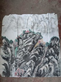 早期无款山水画