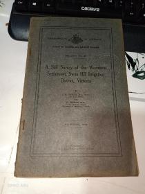 A Soil Survey of the Woorinen Settlement, Swan Hill Irrigation District, Victoria    看图发货