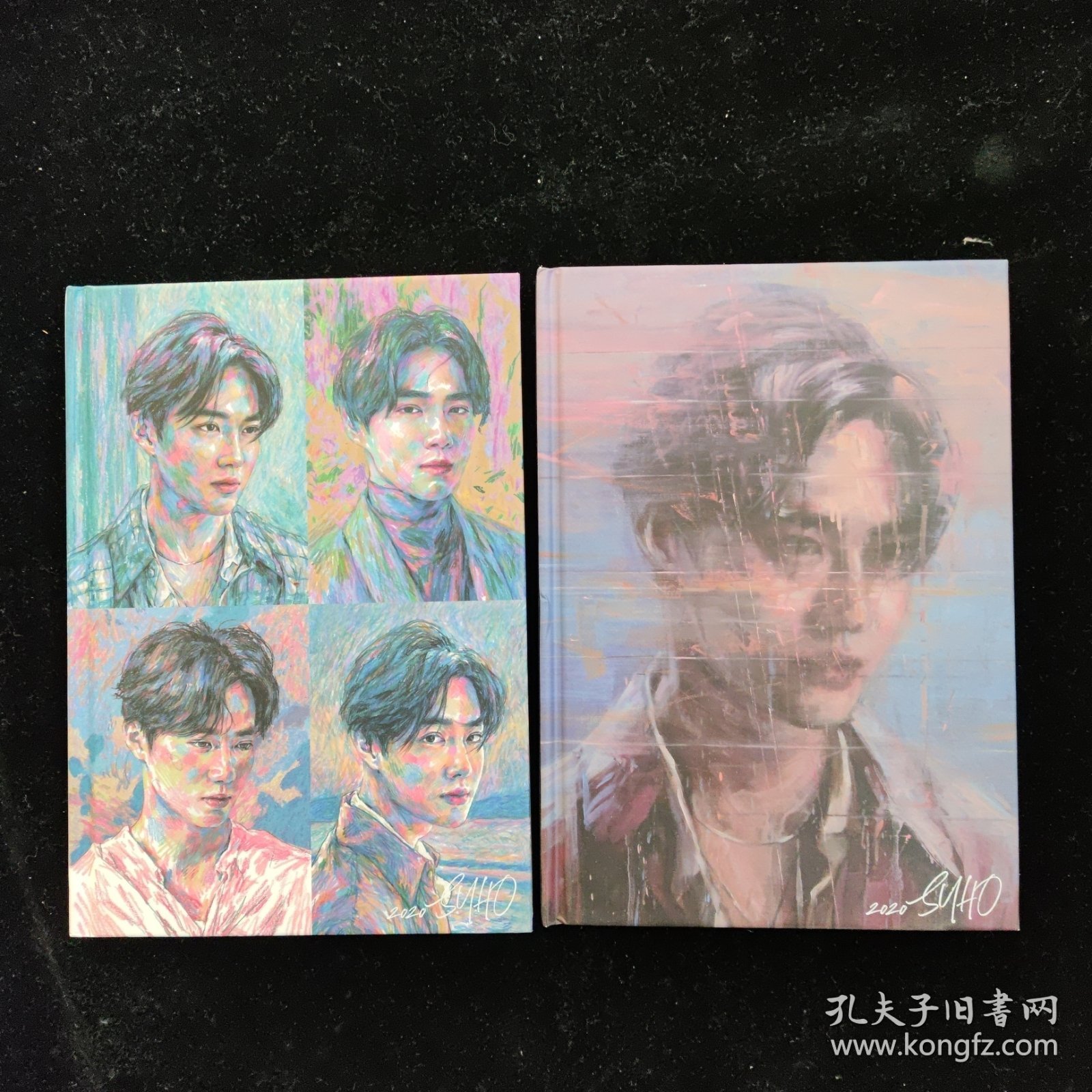 SUHO__THE IST MINI ALBUM__SELF_PORTRAIT 金俊勉2020个人专辑写真一 二，2本合售，含光盘