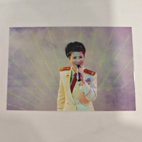 女高音歌唱家，歌剧表演艺术家 程桂兰 (2) 六寸老照片1张（15x10cm）+老底片1张