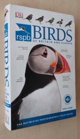 英文原版书 RSPB Birds of Britain and Europe (Rspb Guides) 4 edition 2014 by Rob Hume  (Author)