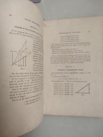 Plane trigonometry and tablets   英文原版  精装小16开 1903年 (好似是真皮硬封)扉页有"天津 华洋书庄 大胡同"(繁体)印