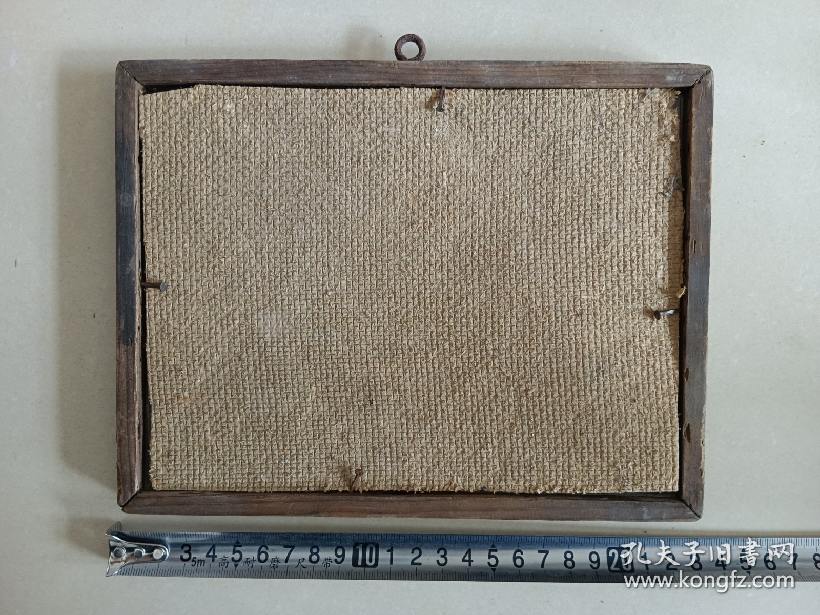 老相框 背内框20.5×15.5 薄底板可带玻璃不保破损 图五瑕疵小残缺
