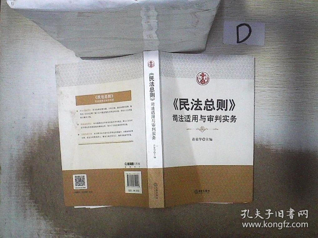 民法总则：司法适用与审判实务