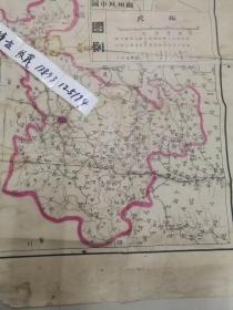 甘肃省行政区划图  1949年  陕甘宁边区政府民政厅绘制   特一开