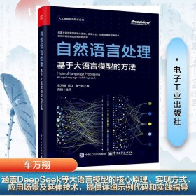 正版现货 自然语言处理：基于大语言模型的方法 电子工业出版社 9787121495984