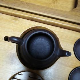 当代紫砂界扛鼎人物一一季益顺大师 紫砂壶(1壶+6杯)