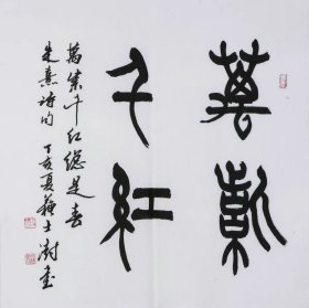 苏士澍 书法字画四尺斗方（买家自鉴）