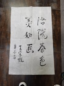 开国中将王宗槐将军书法