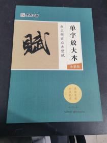 墨点字帖赵孟頫前后赤壁赋 单字放大本全彩版