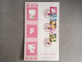 日本纪念封 首日封2009年 “Hello Kitty”5