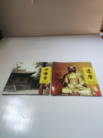 少林寺、达摩、两册合售 40开画册