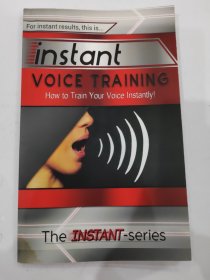 即时语音训练 英文原版 Instant Voice Training How to Train Your Voice Instantly! 快速提高发音准确度