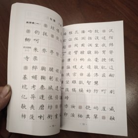 庞中华硬笔书法经典字帖：庞中华楷书规范字帖