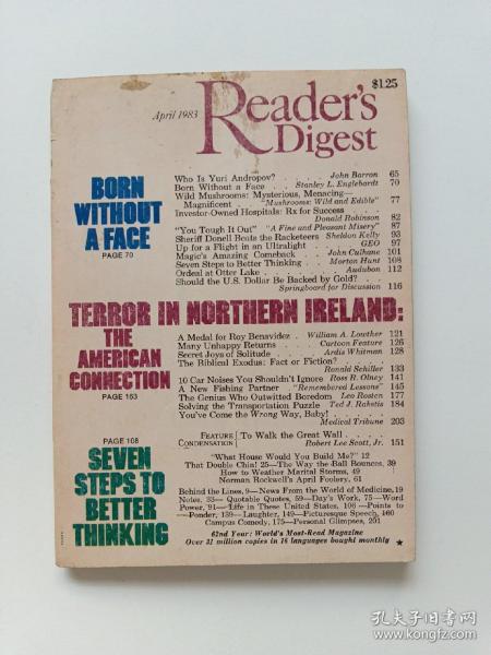 readers digest 1983