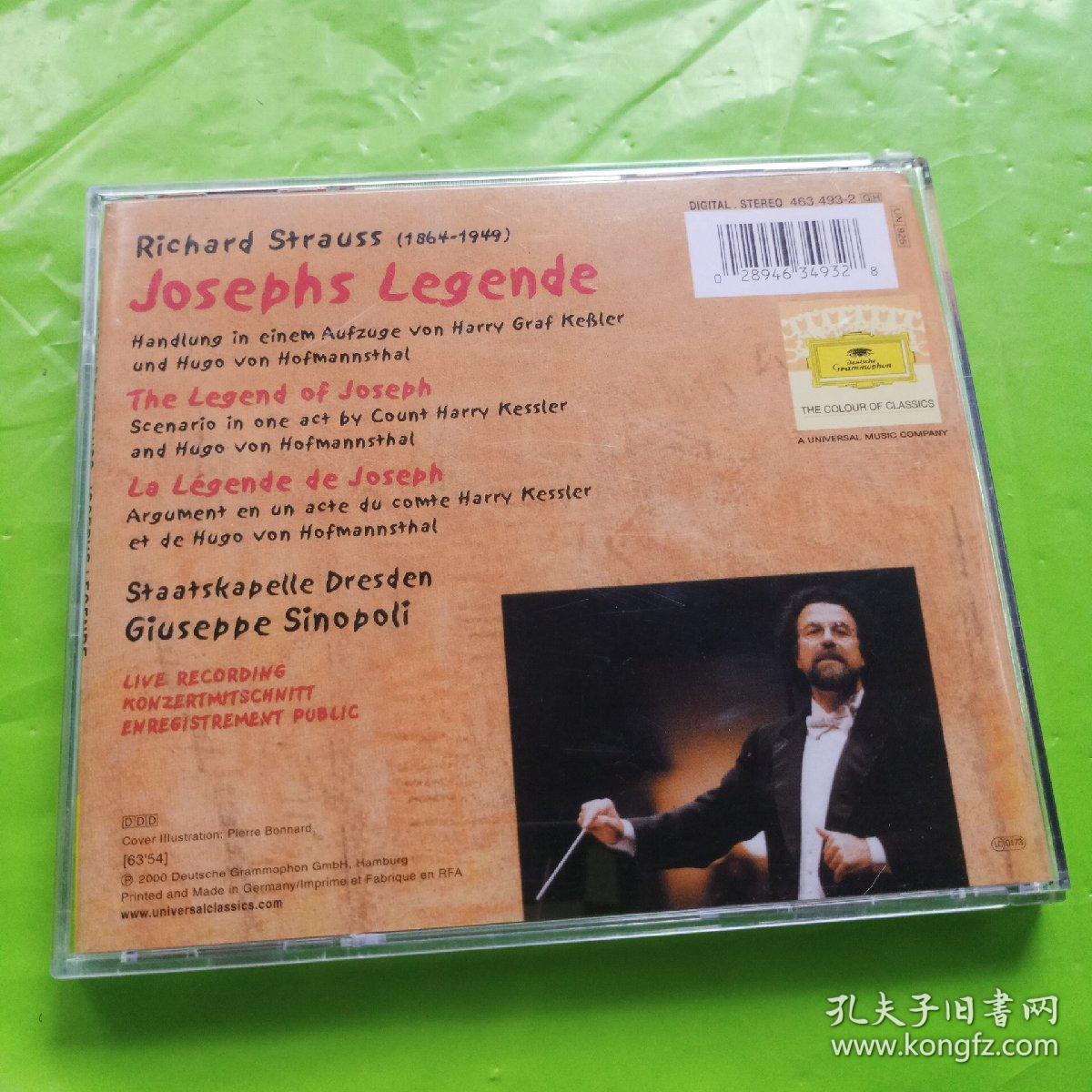 Richard Strauss  JosepHs Legende CD