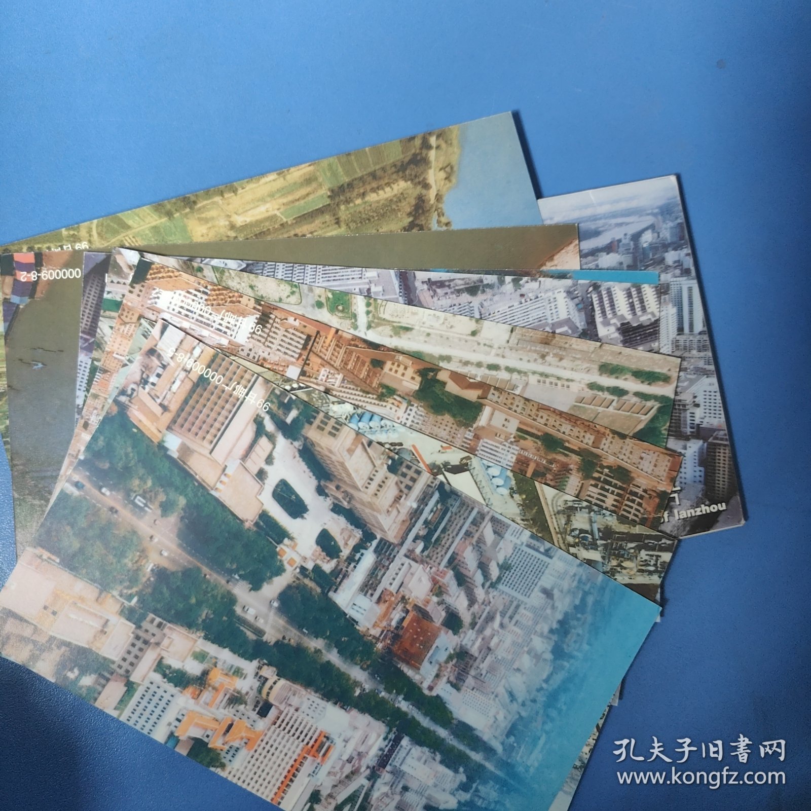 今日兰州 兰州航拍系列邮资明信片(全套8张)